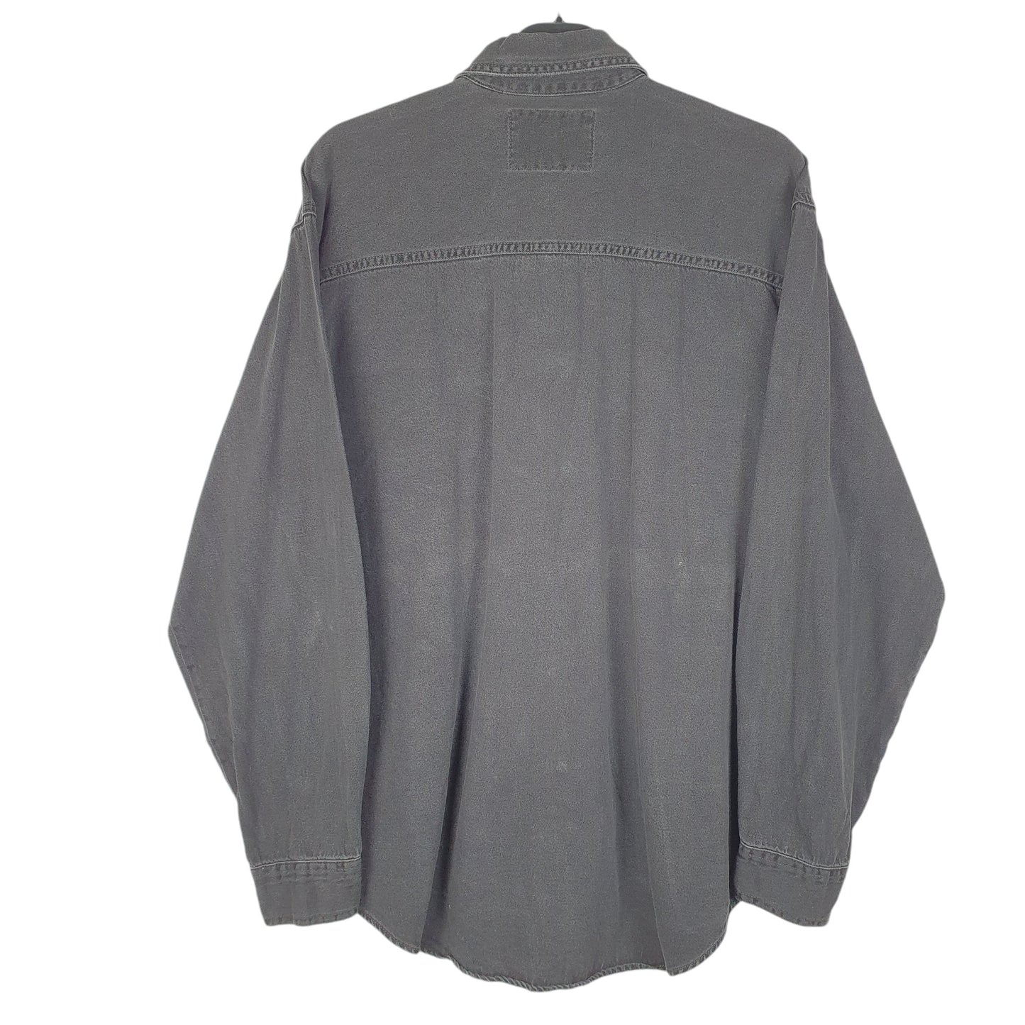 Mens Black Levis Denim Jeans Vintage Overshirt Long Sleeve Shirt