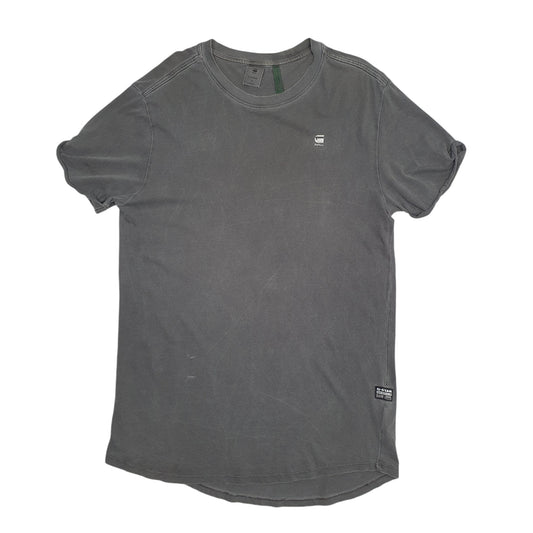 Mens Grey G.Star Raw  Short Sleeve T Shirt