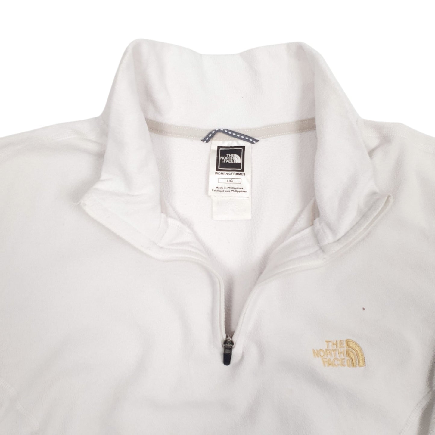 Womens White The North Face  Quarter Zip Jumper