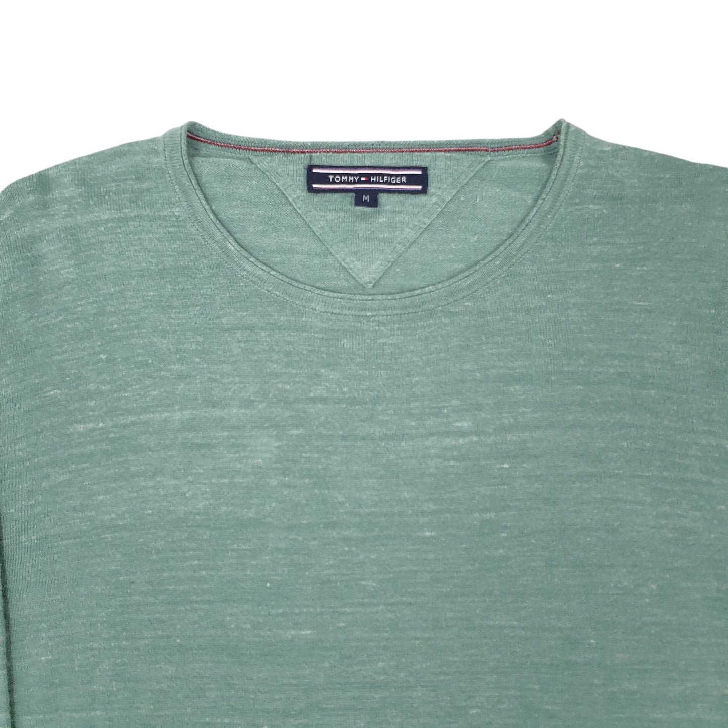 Mens Green Tommy Hilfiger  Crewneck Jumper