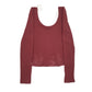 Womens Red Ardene Stretch Long Sleeve T Shirt