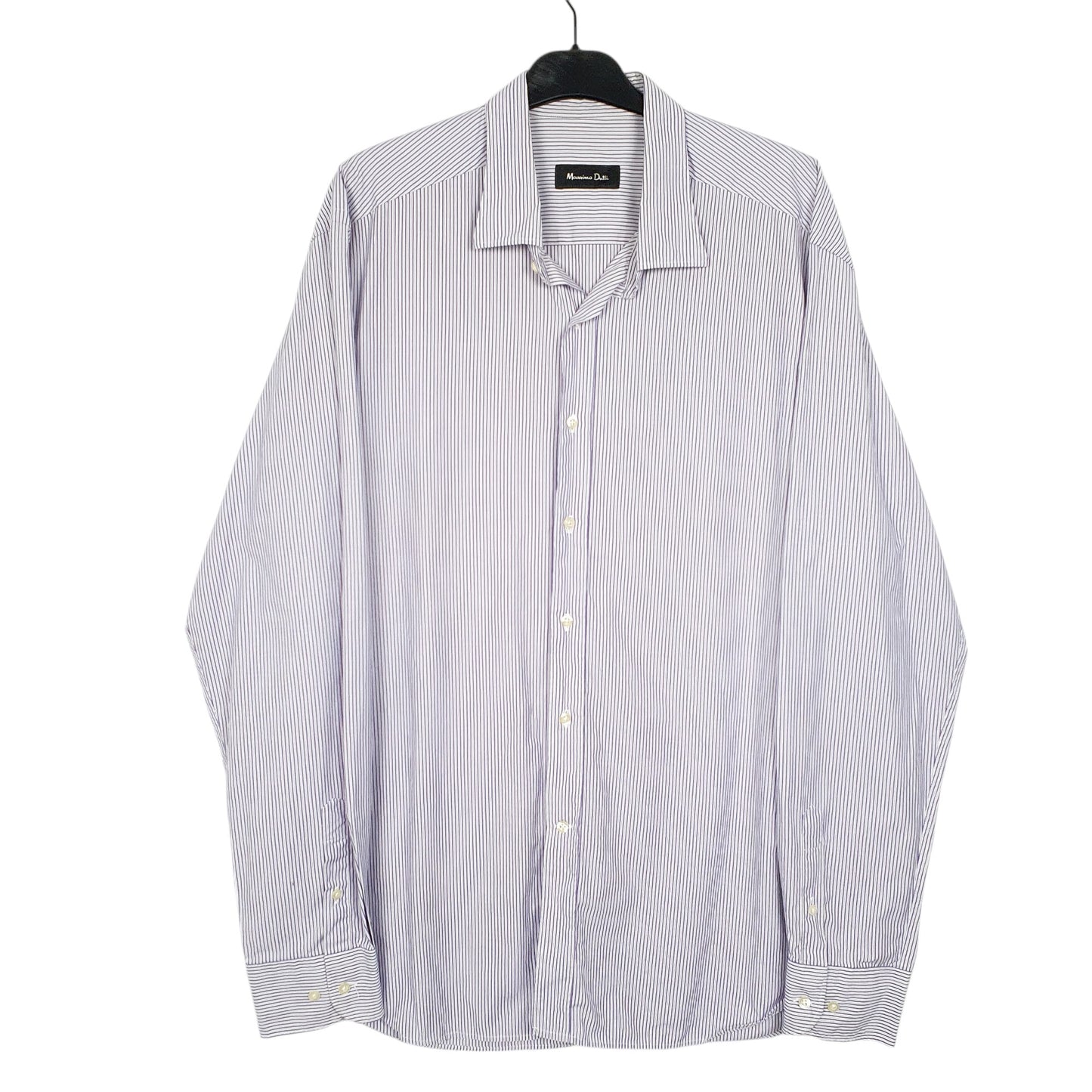 Mens White Massimo Dutti  Long Sleeve Shirt