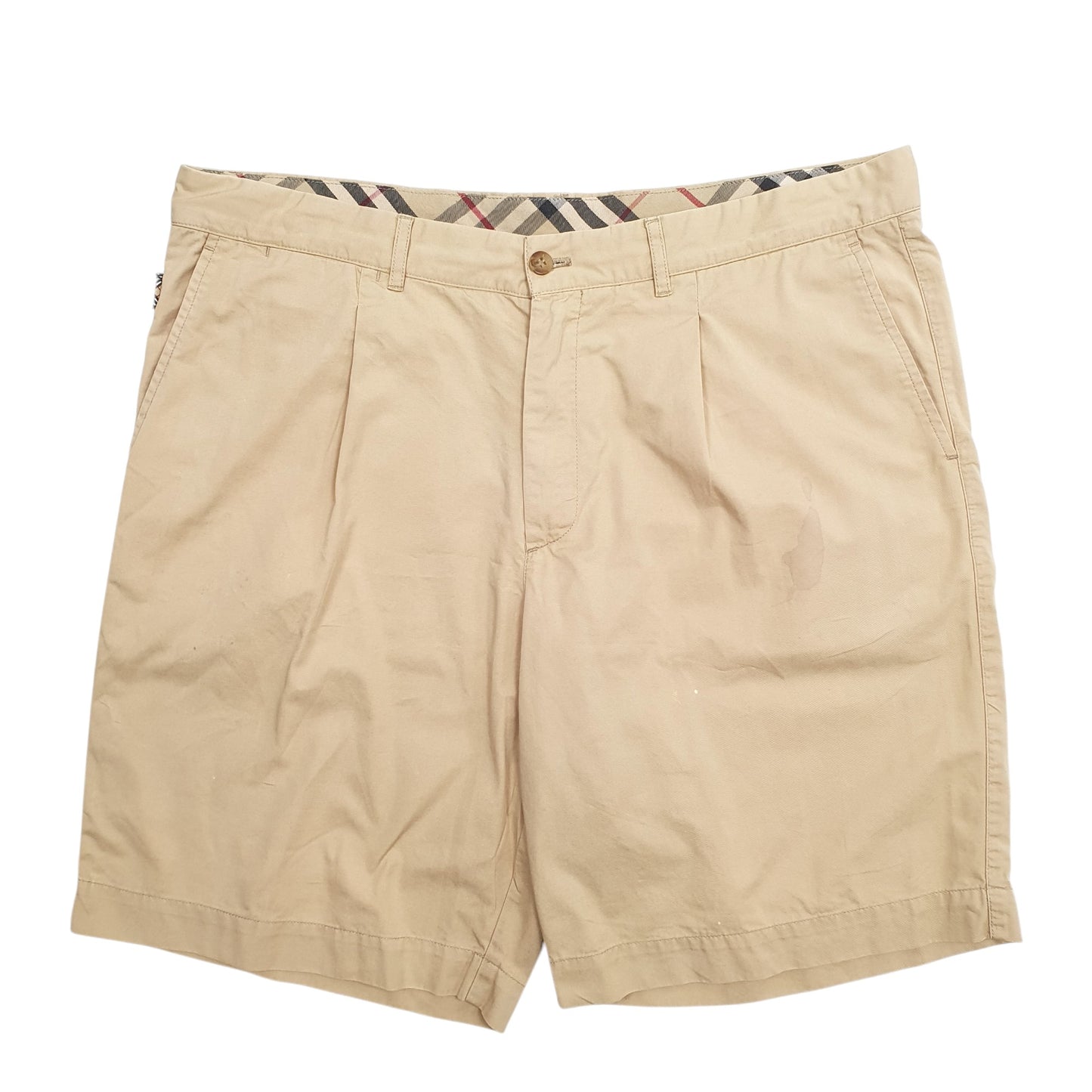 Mens Beige Burberry  Chino Shorts