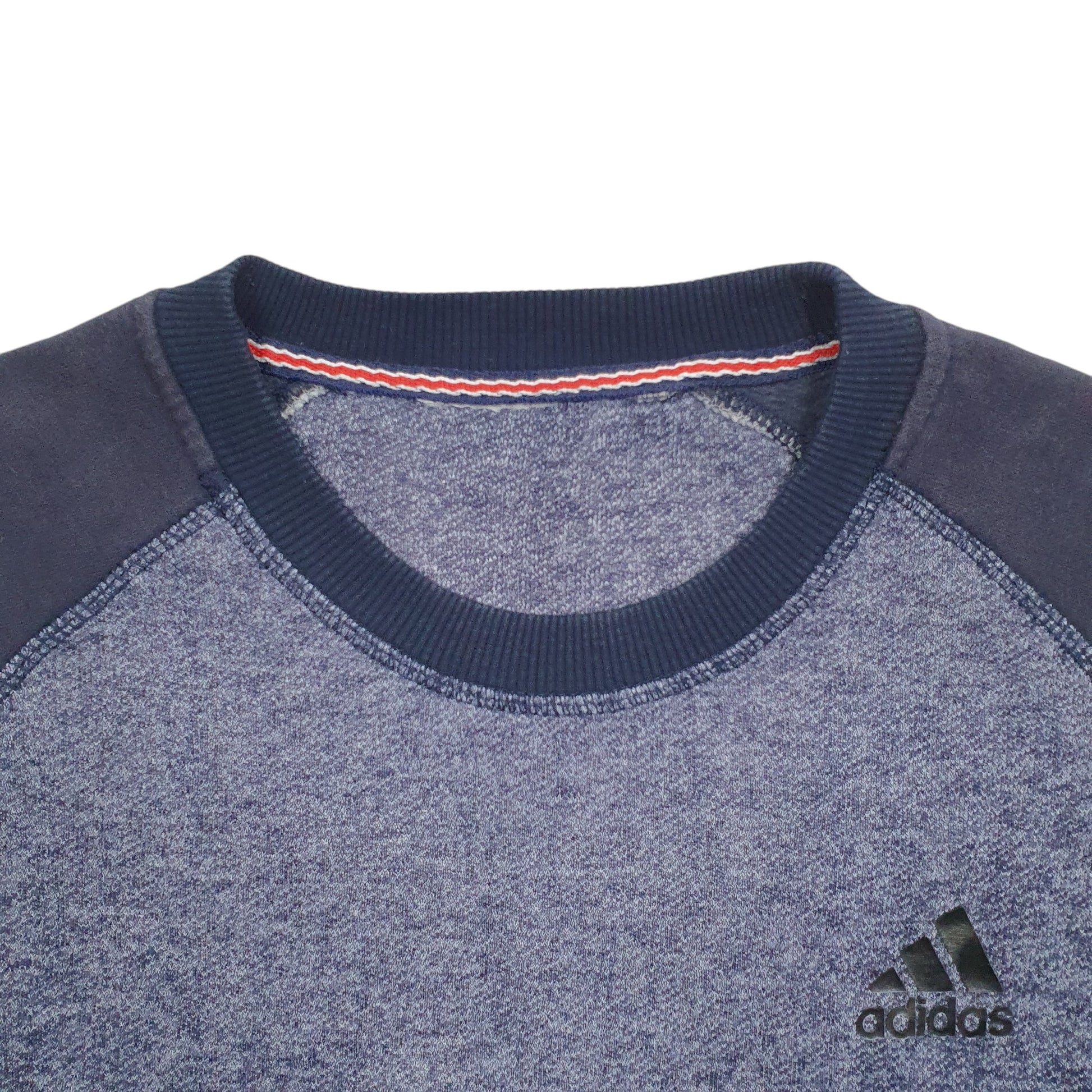 Mens Blue Adidas  Crewneck Jumper