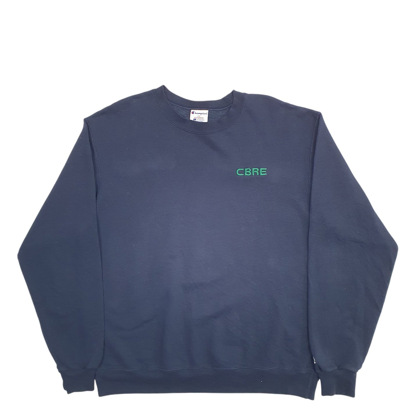 Mens Navy Champion CBRE Crewneck Jumper