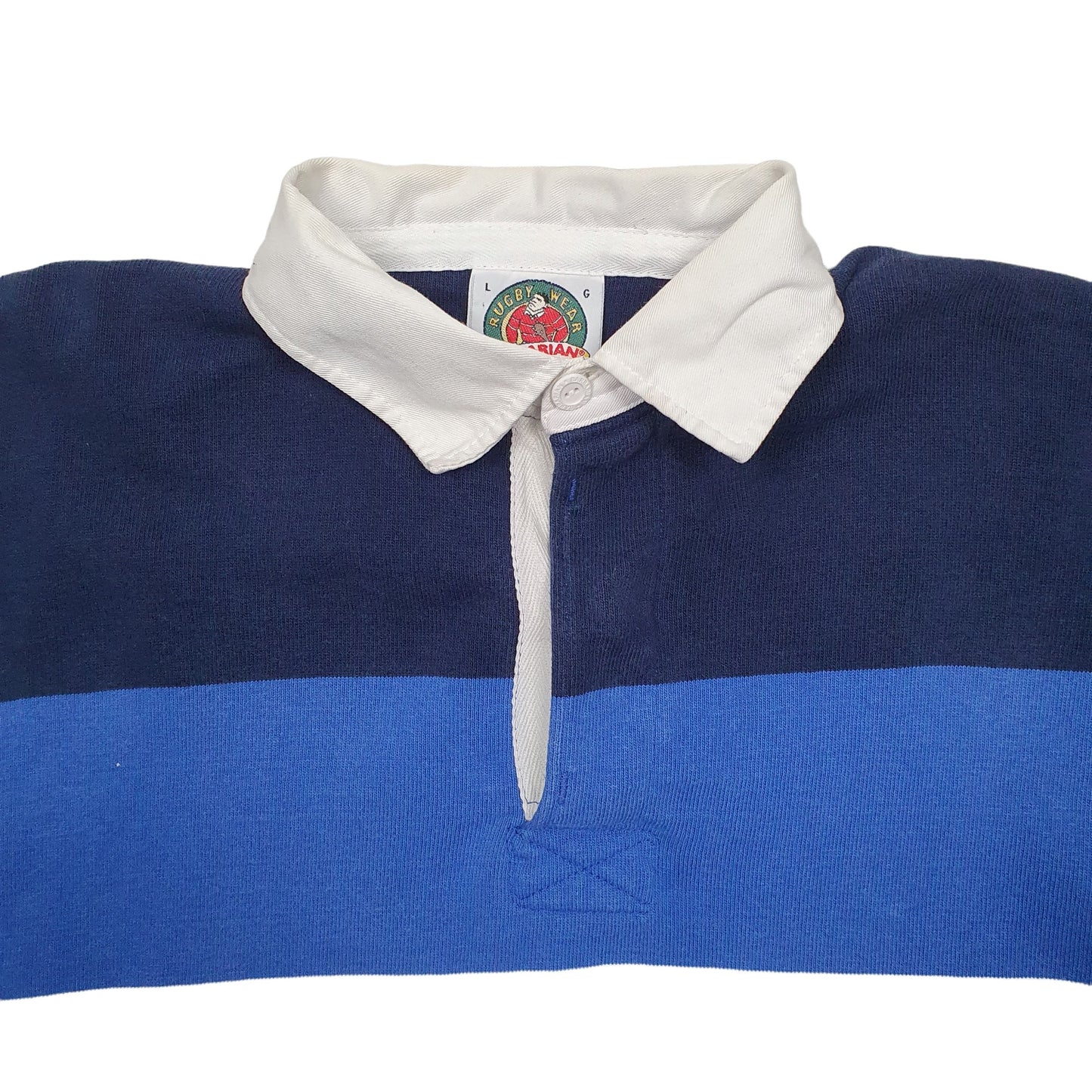 Mens Grey Barbarian  Long Sleeve Polo Shirt