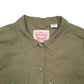 Mens Khaki Levis Floral Shacket Long Sleeve Shirt