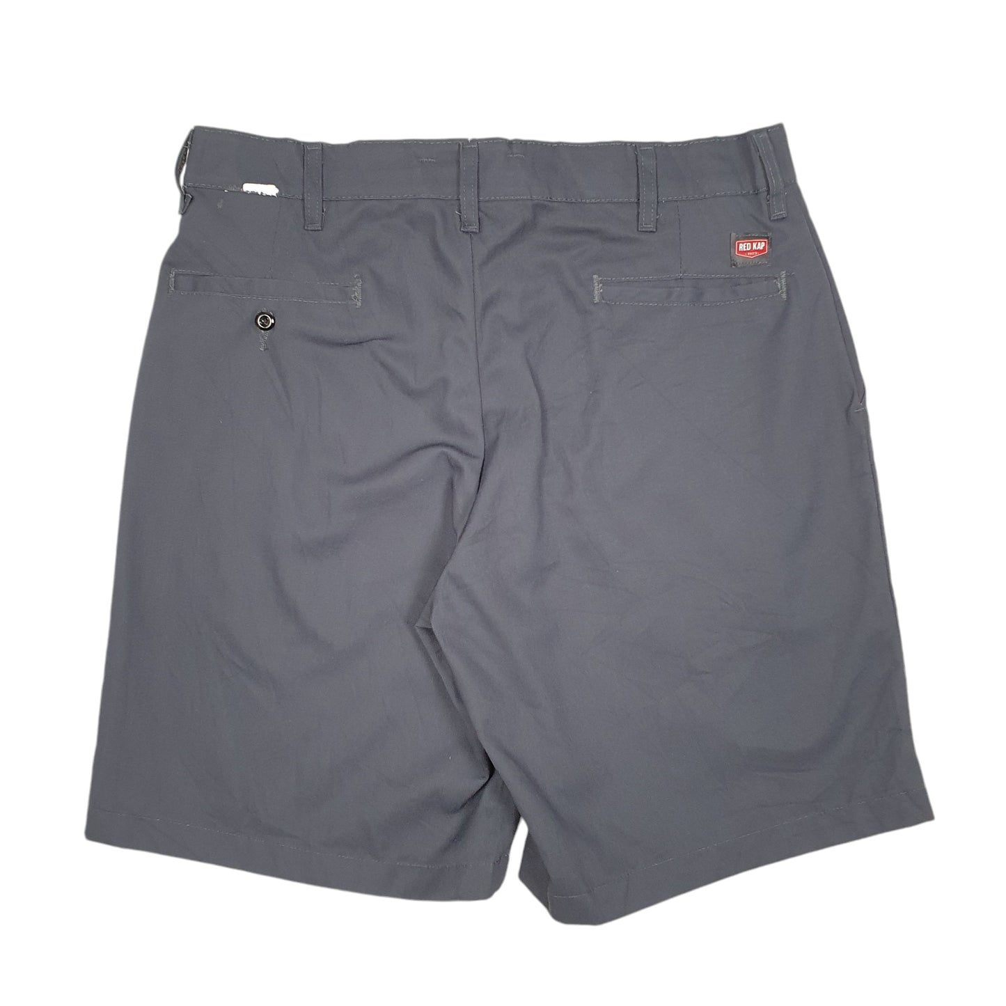 Mens Grey Red Kap Workwear USA Chino Shorts