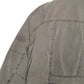 Mens Khaki Levis Military Sherpa Lined Full Zip Coat