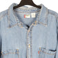 Mens Blue Levis Denim Jeans Vintage Red Tab Overshirt Shacket Long Sleeve Shirt