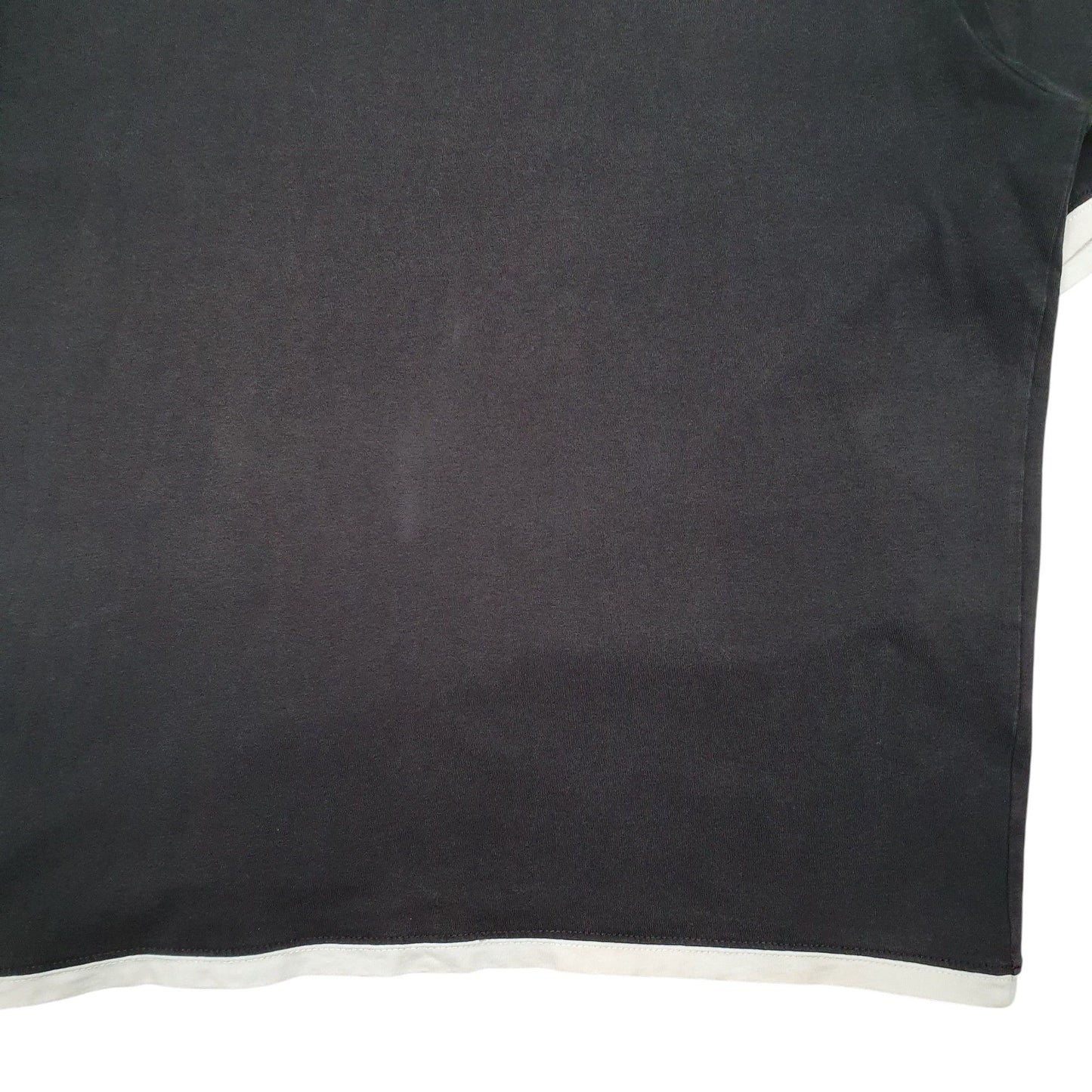 Mens Black Yves Saint Laurent Ringer Short Sleeve T Shirt