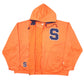 Mens Orange Champion Hoodie S Letterman Active Full Zip Jumper