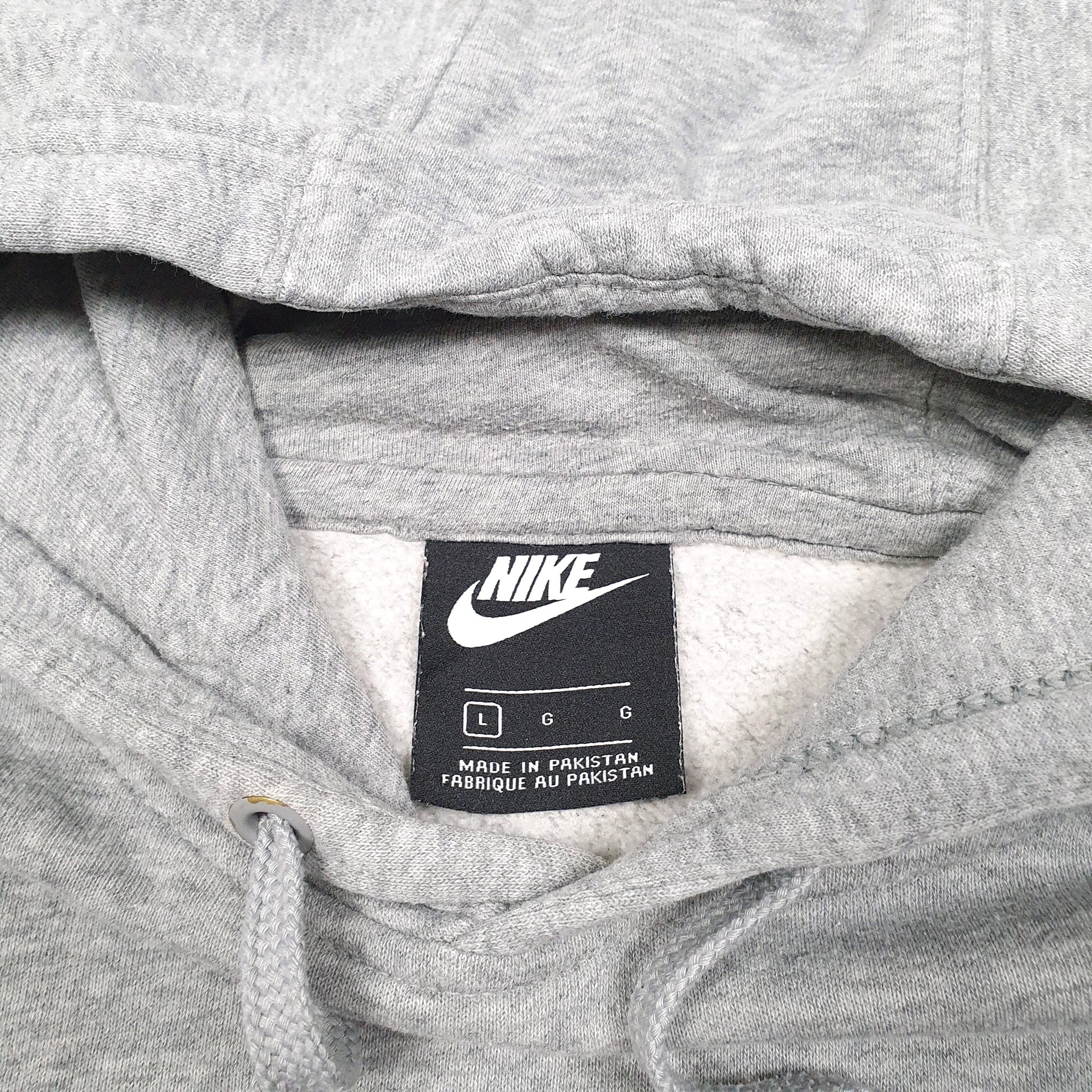 Mens Grey Nike Swoosh Hoodie Jumper