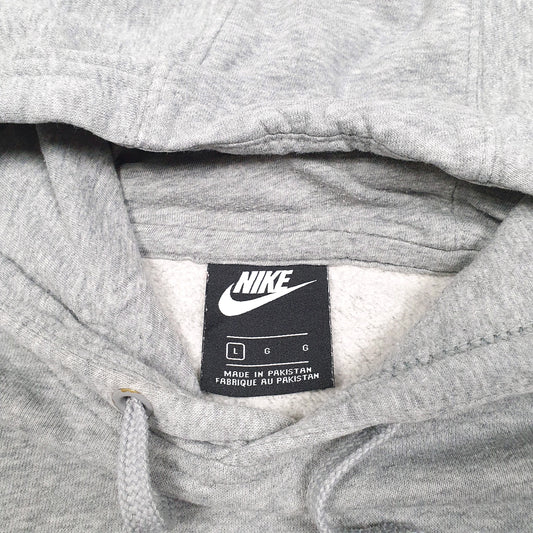 Mens Grey Nike Swoosh Hoodie Jumper