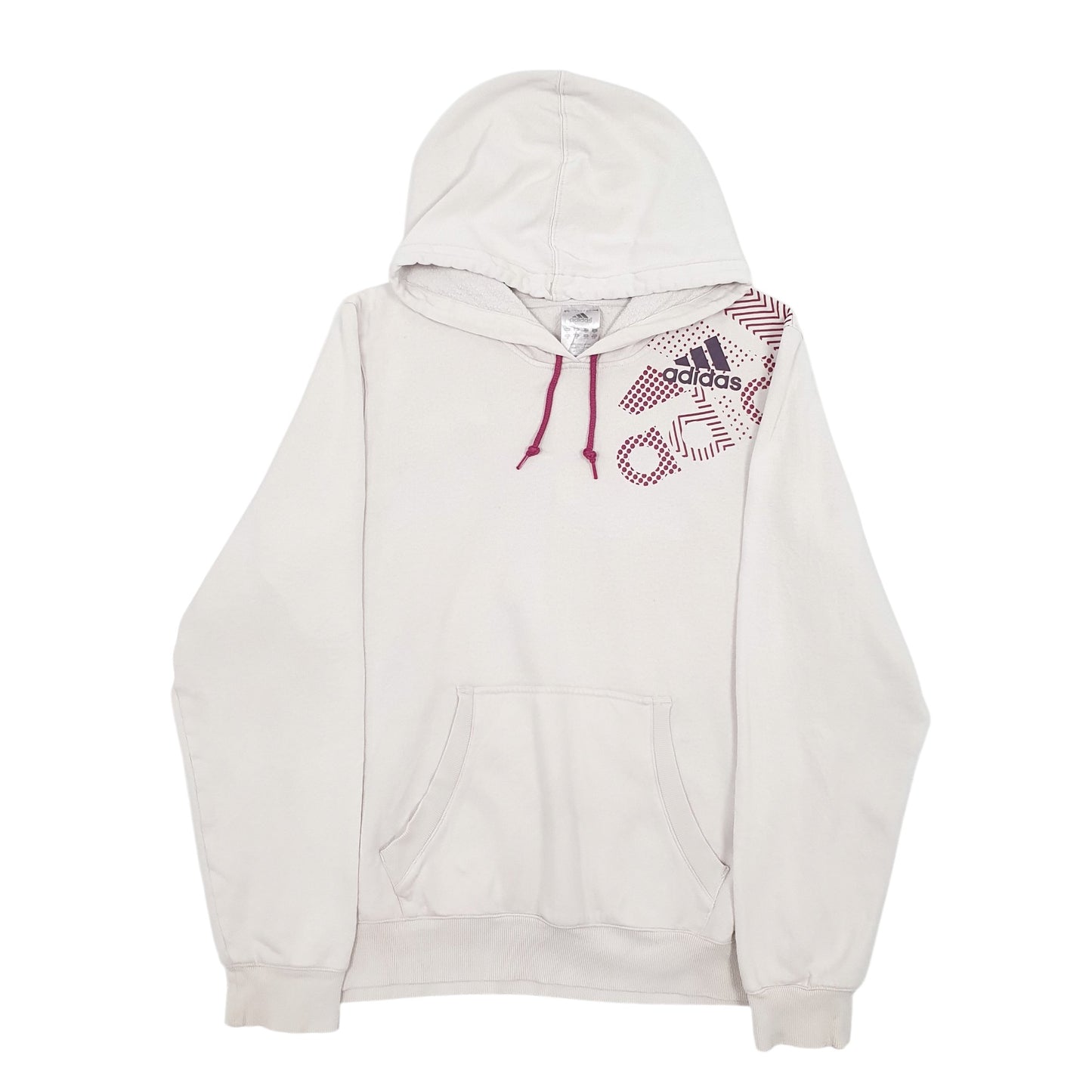 Womens Cream Adidas  Hoodie Jumper