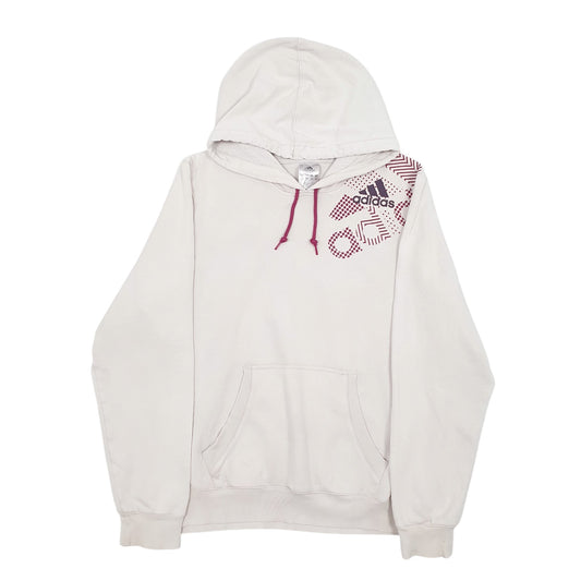 Womens Cream Adidas  Hoodie Jumper