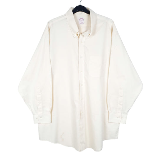 Mens Yellow Brooks Brothers  Long Sleeve Shirt