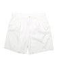 Mens White Polo Ralph Lauren Pleated Chino Shorts