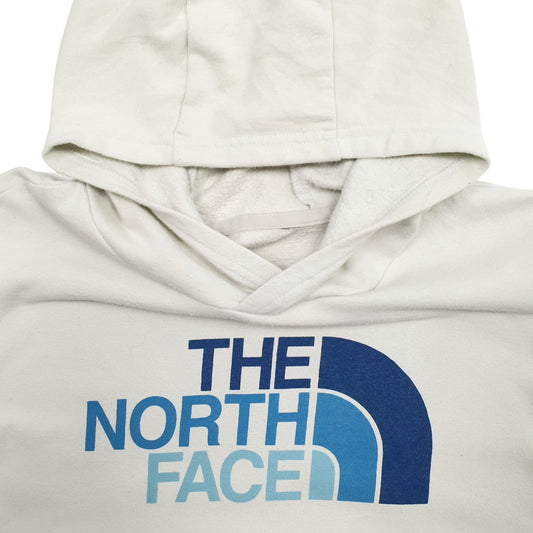 Womens Green The North Face Spellout Hoodie Jumper