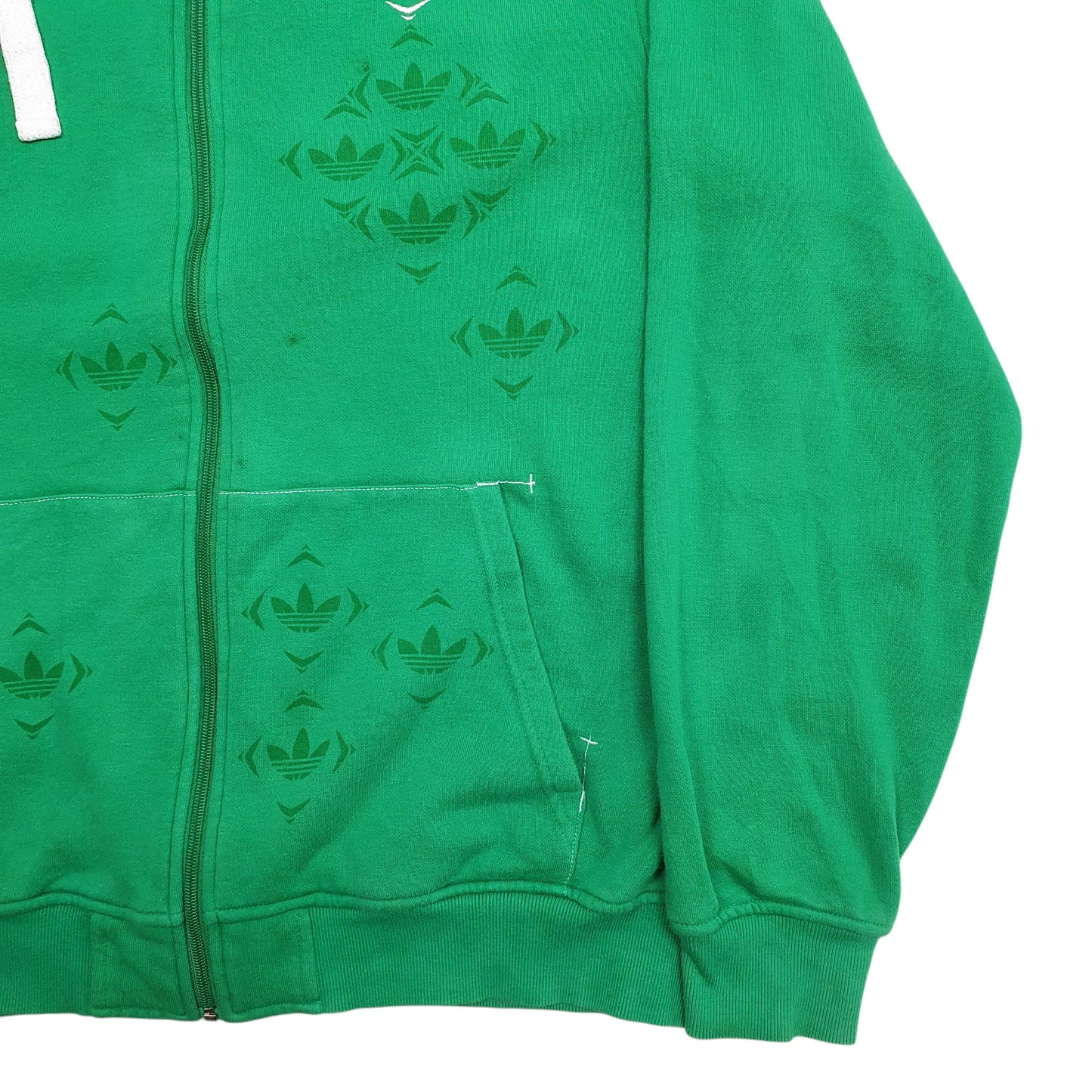Mens Green Adidas  Hoodie Jumper