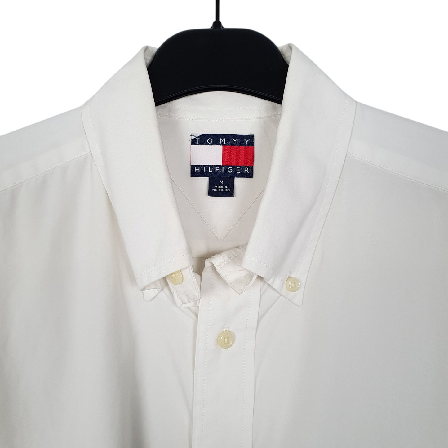 Mens White Tommy Hilfiger  Long Sleeve Shirt