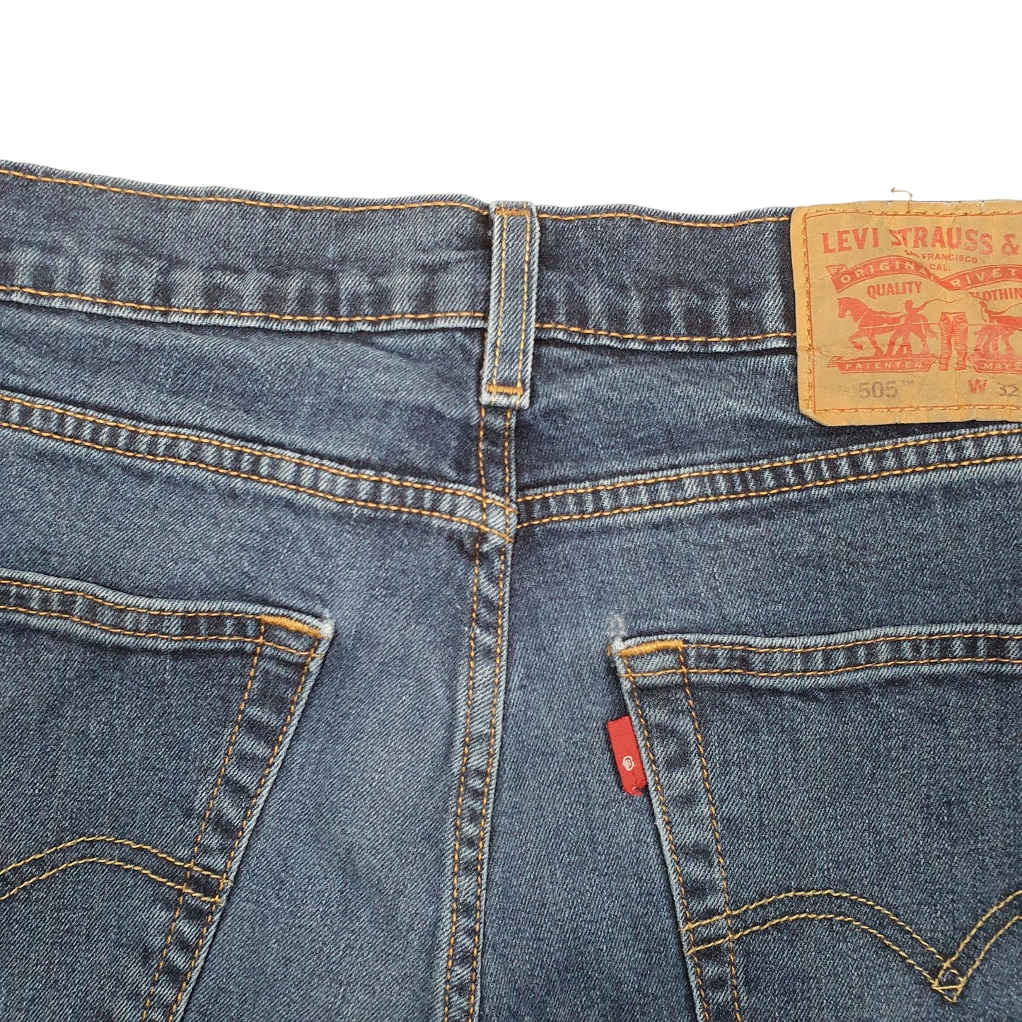 Mens Blue Levis Stretch 505 JeansW32 L30