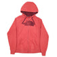 Womens Orange The North Face Spellout Full Zip Jumper