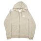 Mens Khaki Adidas Hoodie Full Zip Jumper
