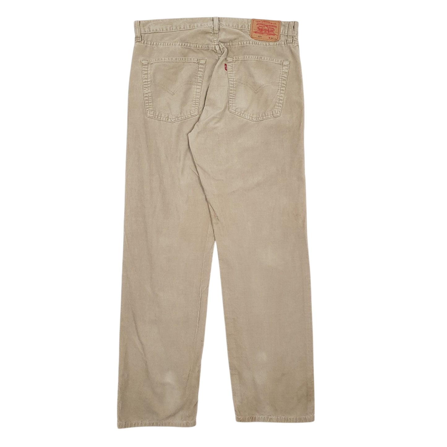 Mens Beige Levis  Corduroy Trousers