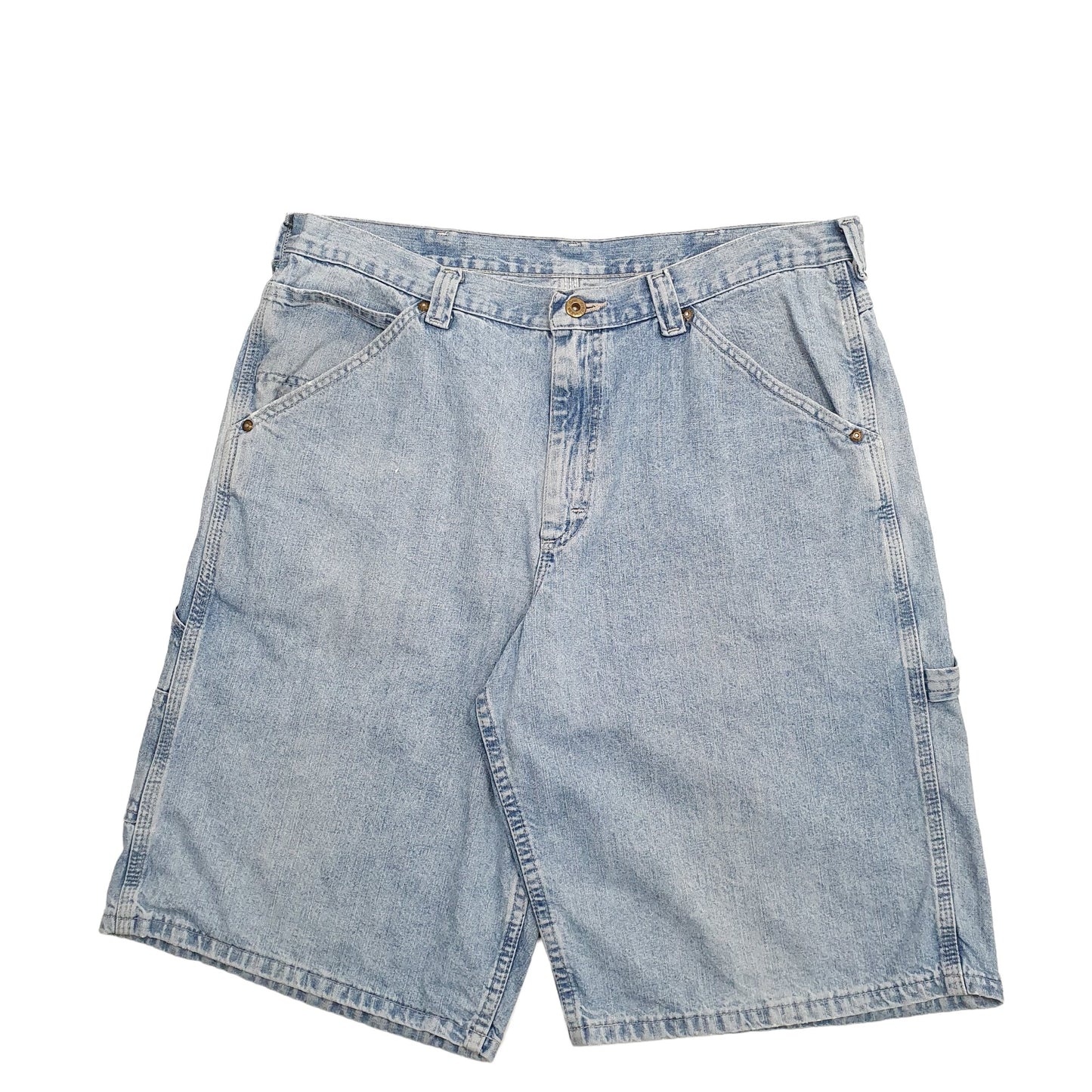 Mens Blue Lee Dungarees Carpenter Shorts