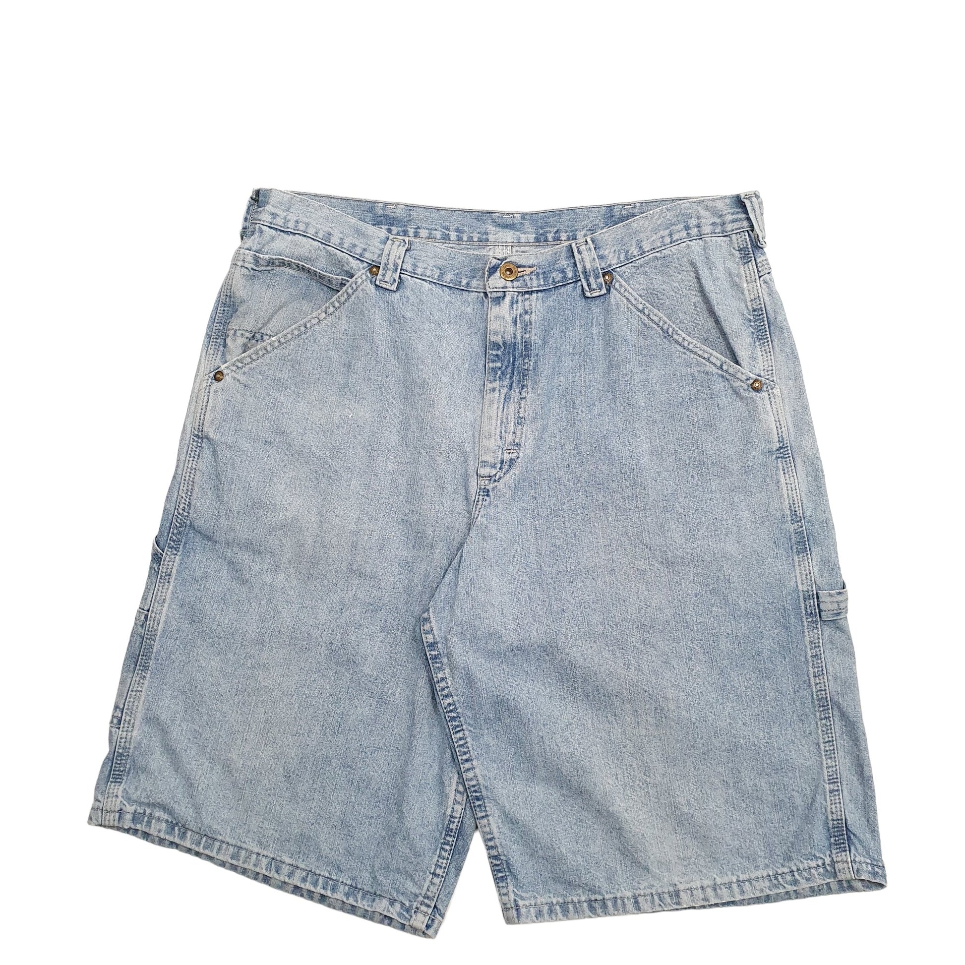 Mens Blue Lee Dungarees Carpenter Shorts