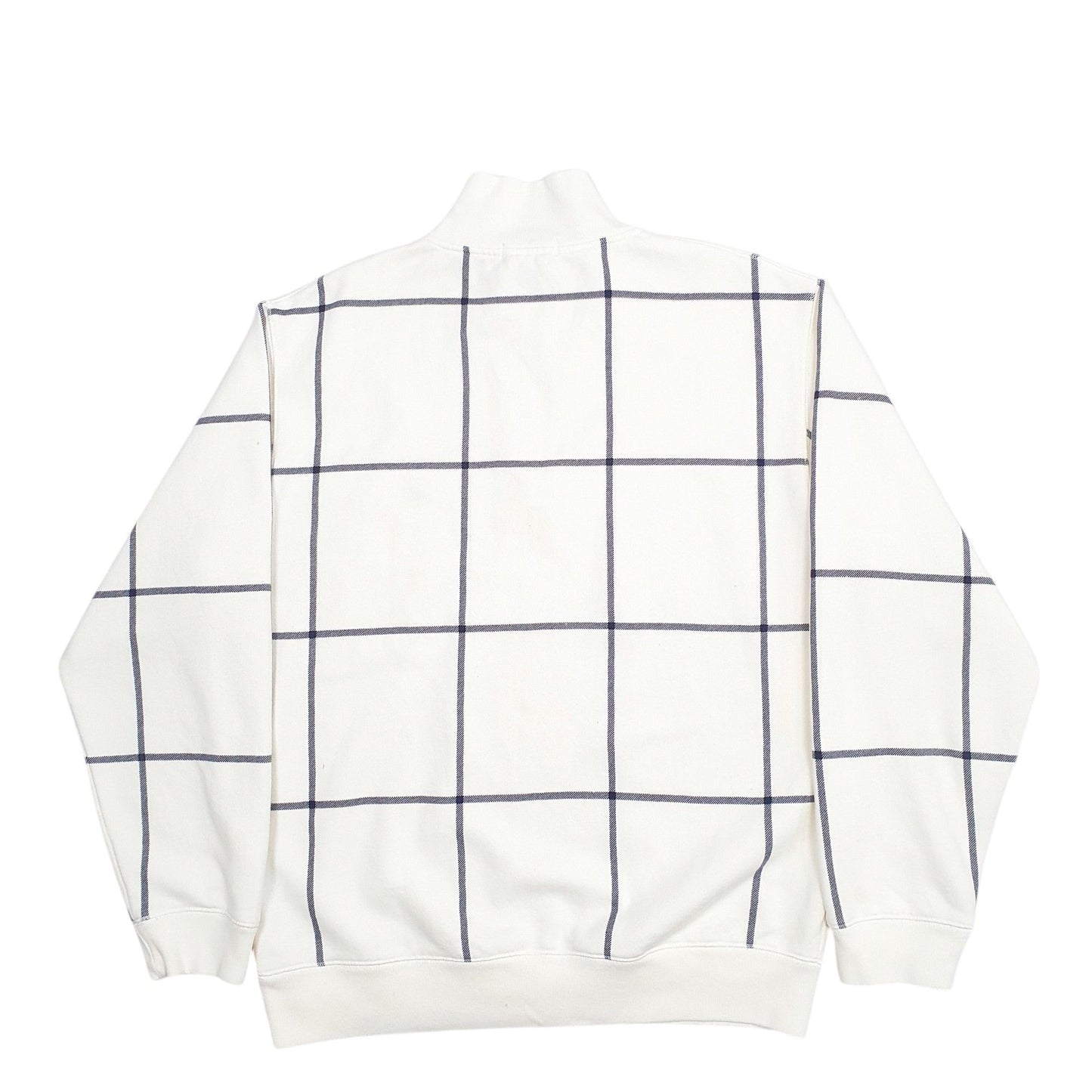 Mens Cream Nautica  Quarter Zip Jumper