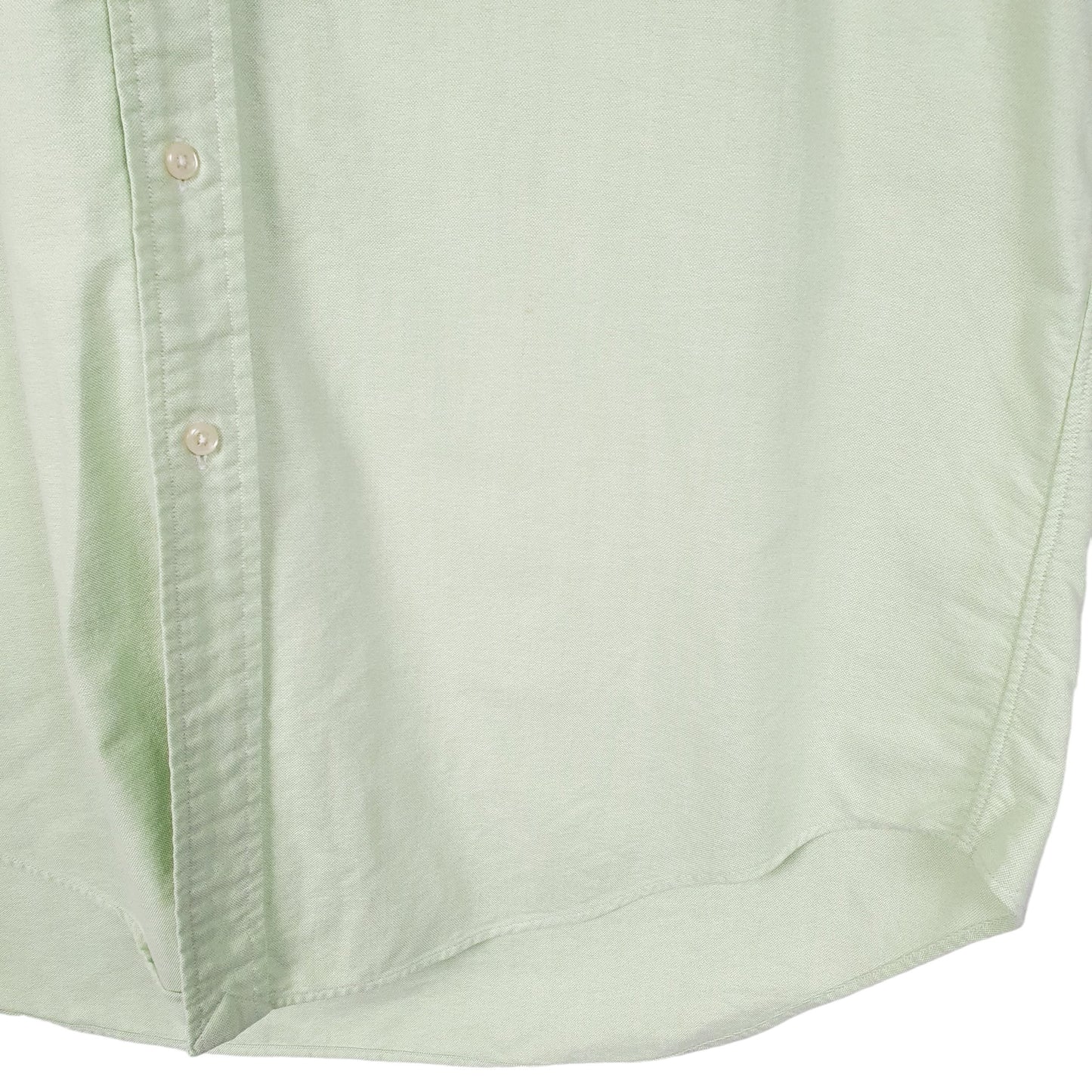 Mens Green Polo Ralph Lauren Oxford Short Sleeve Shirt