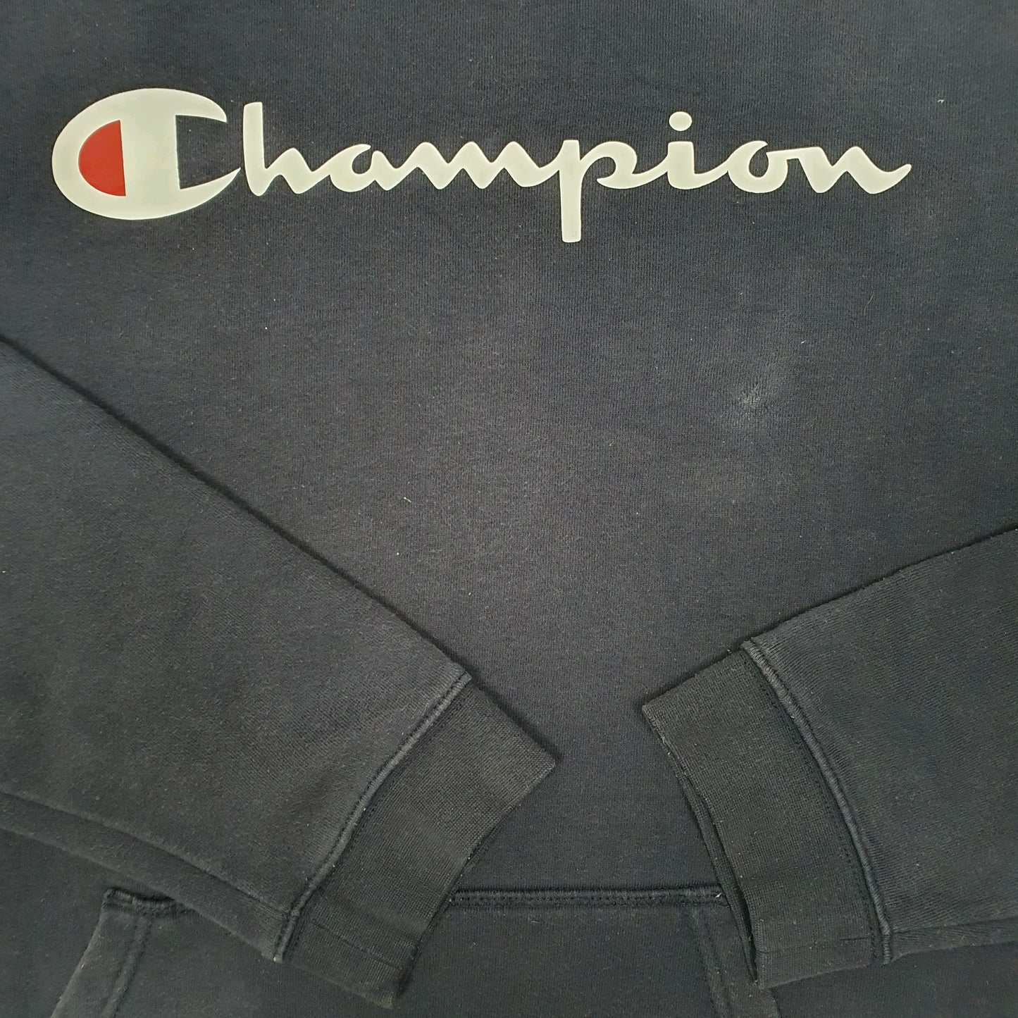 Mens Navy Champion  Hoodie Jumper