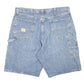 Mens Blue Wrangler Denim Jeans Jorts Baggy Carpenter Shorts