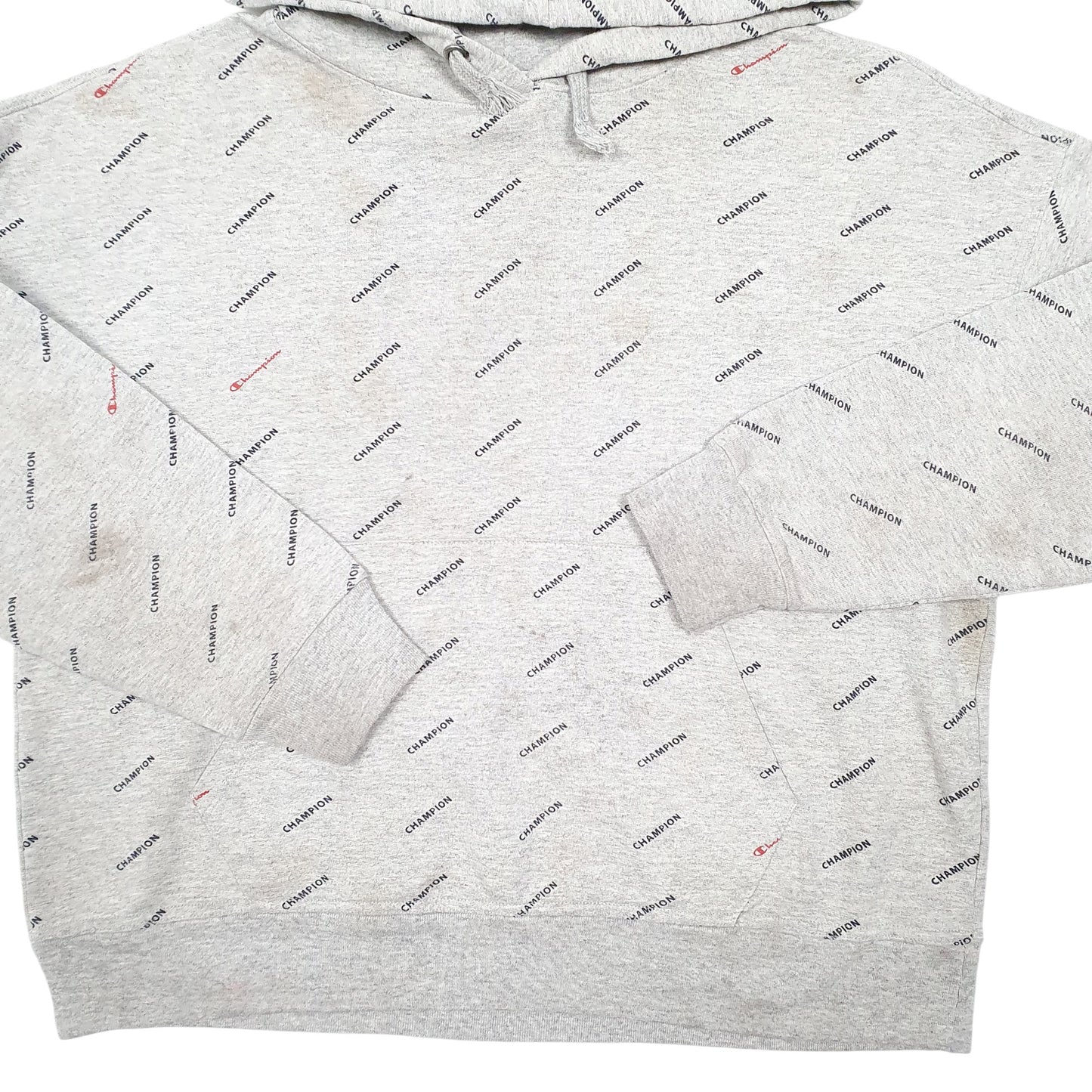 Womens Grey Champion  Hoodie Jumper