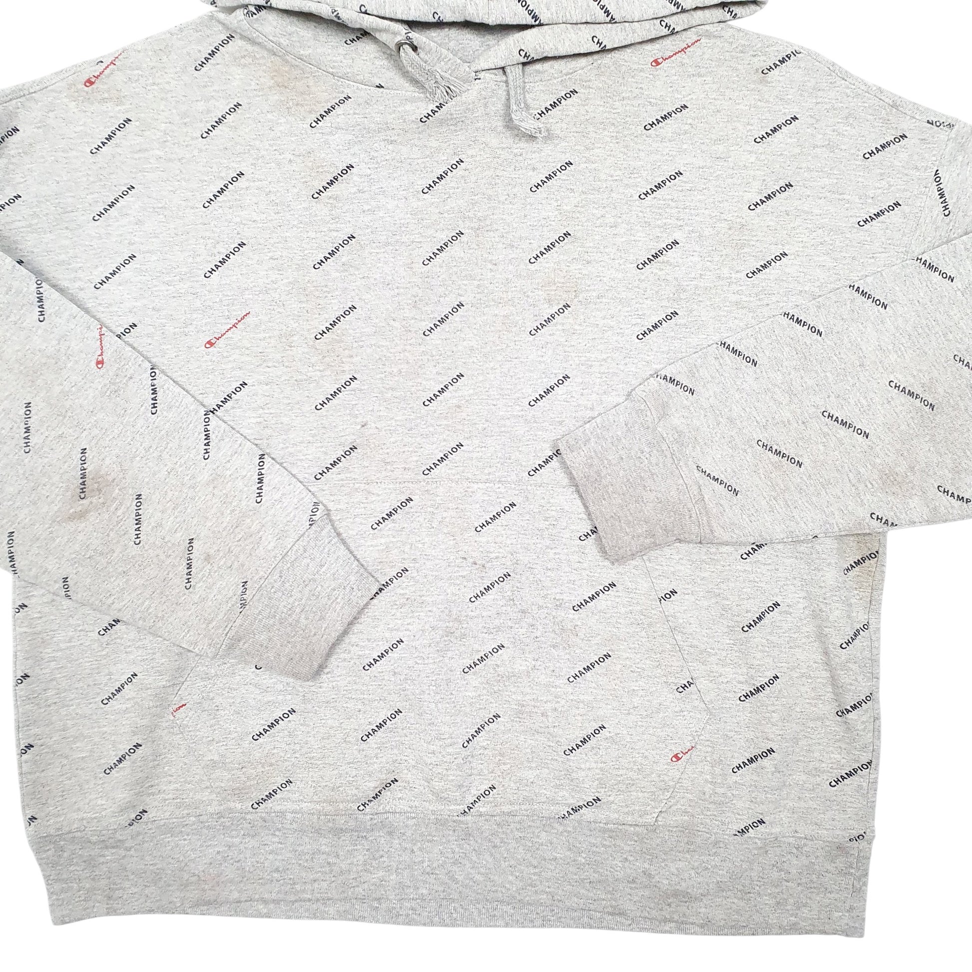 Womens Grey Champion  Hoodie Jumper