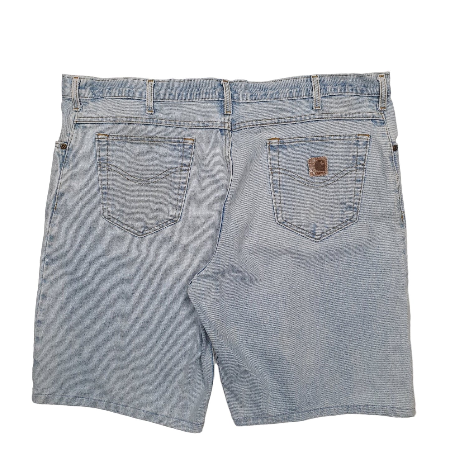 Mens Blue Carhartt Workwear Denim Shorts