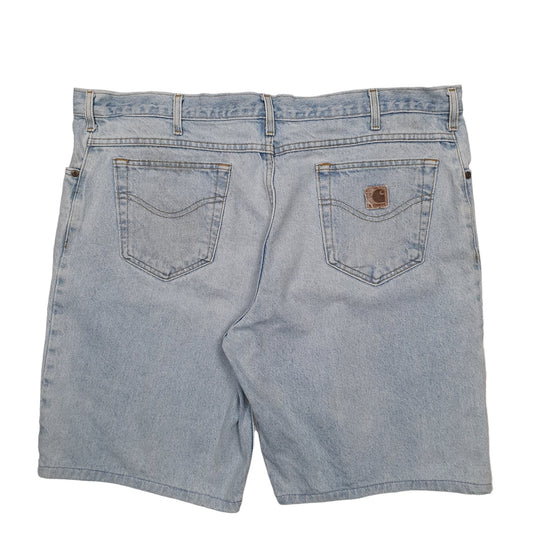 Mens Blue Carhartt Workwear Denim Shorts