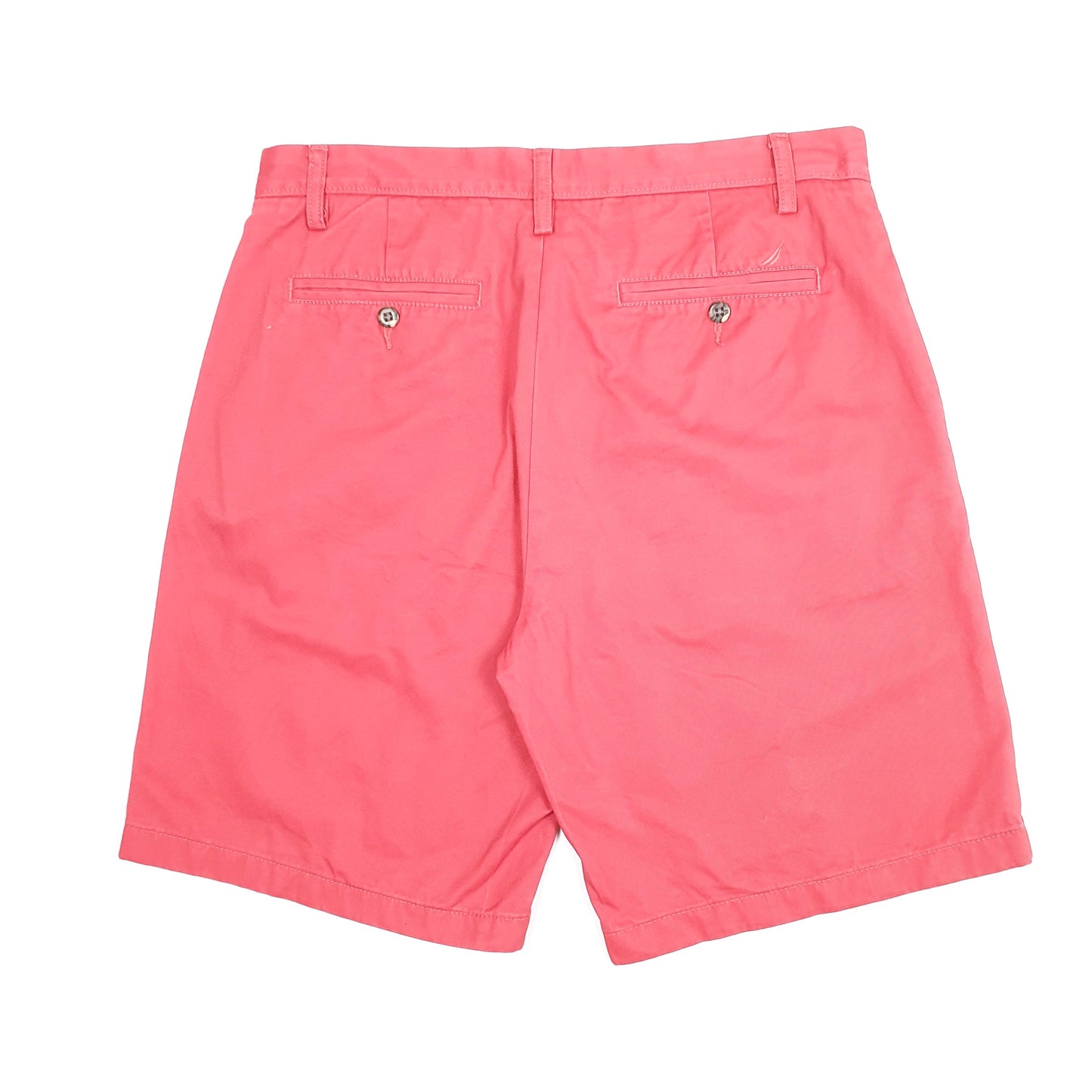 Mens Red Nautica Deck Chino Shorts