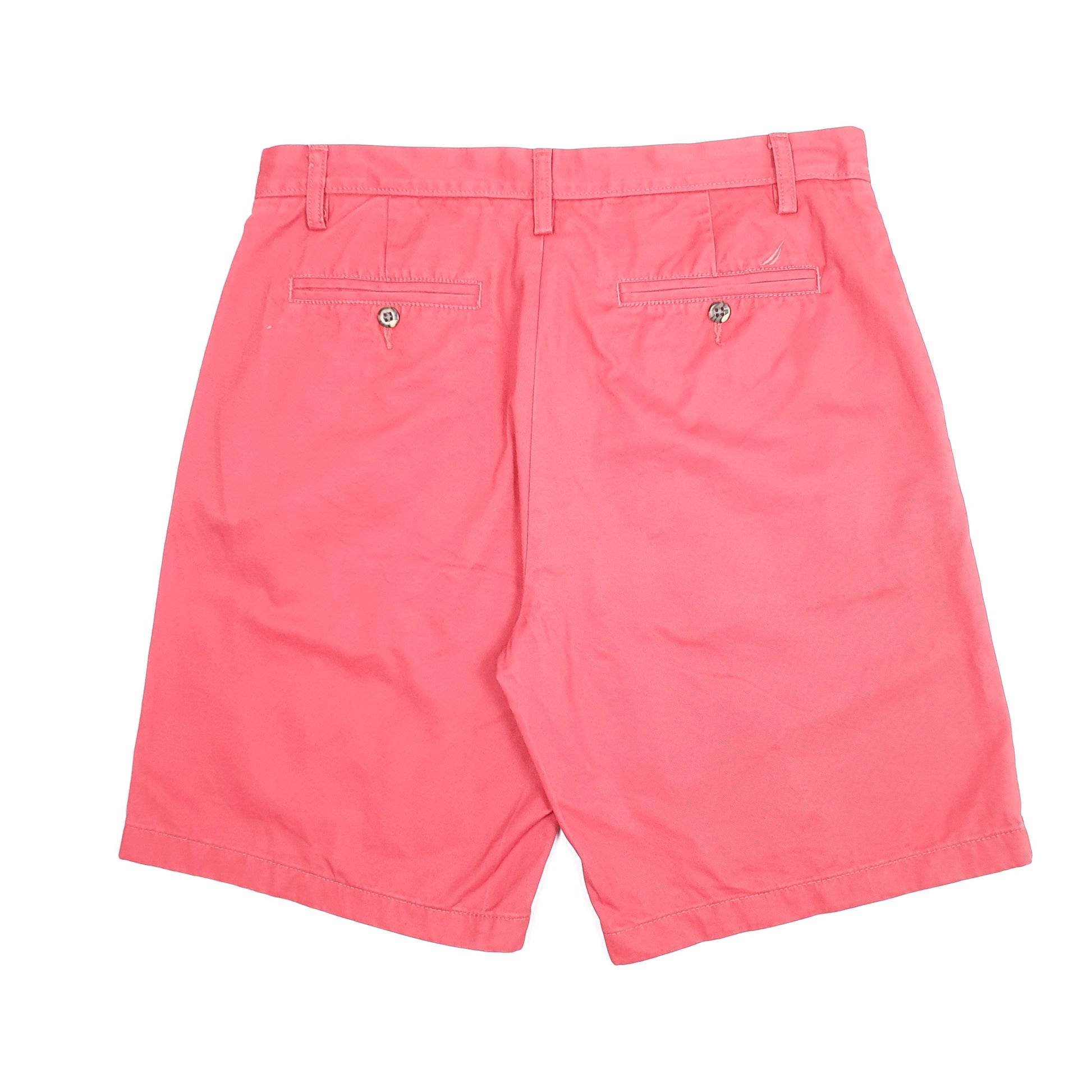 Mens Red Nautica Deck Chino Shorts