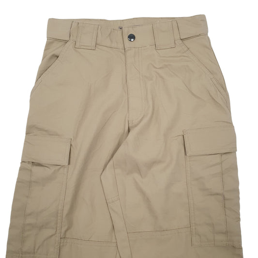 Womens Beige 5.11 Tactical Workwear Cargo Trousers