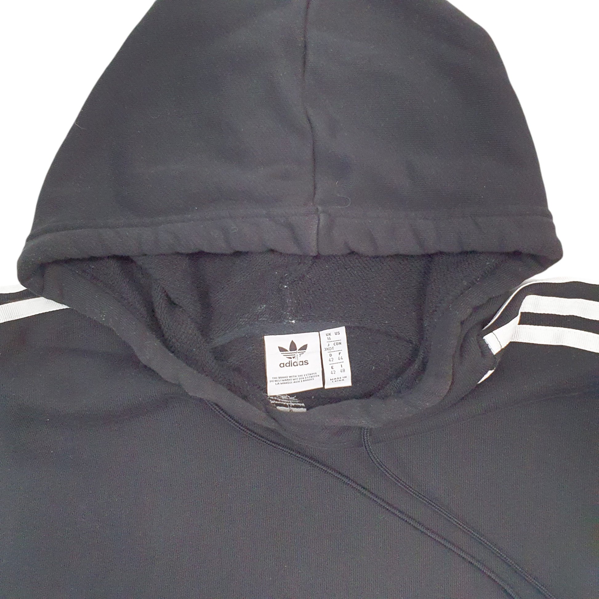 Womens Black Adidas  Hoodie Jumper