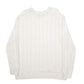 Mens White Nautica Knit Crewneck Jumper