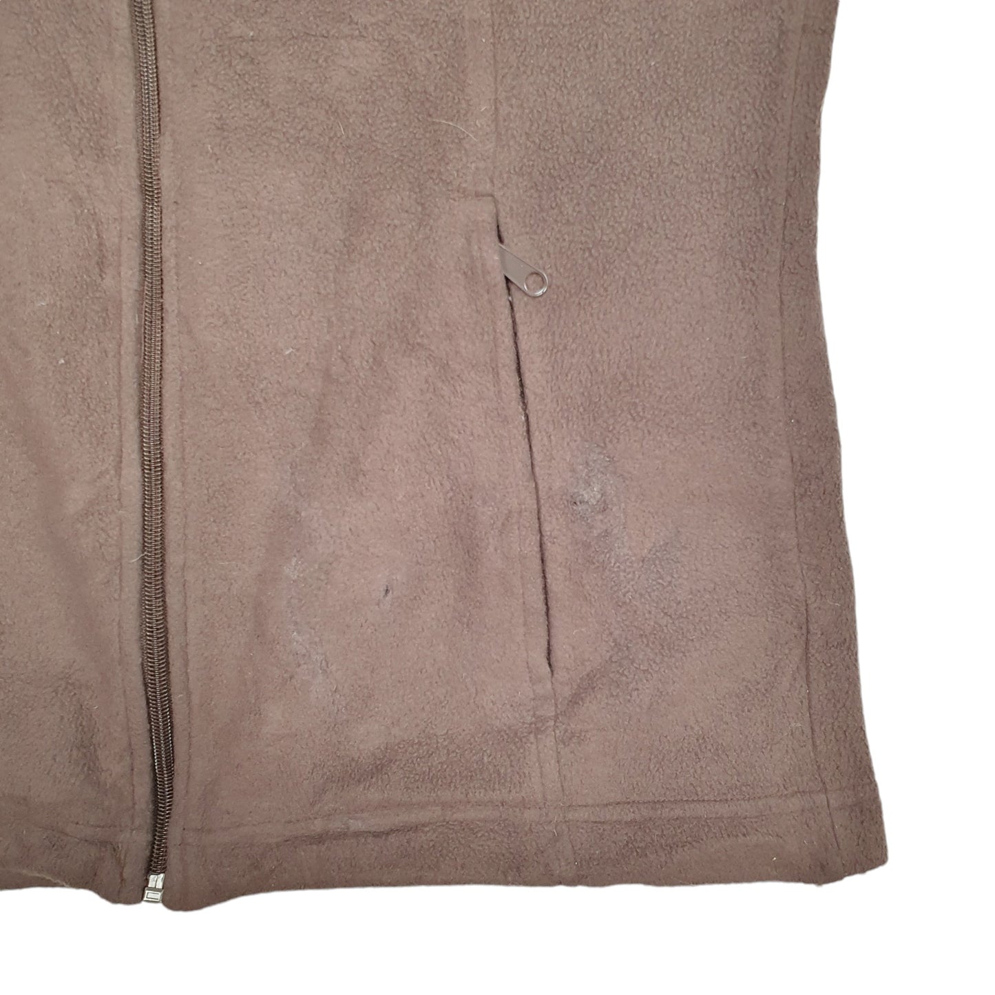 Womens Brown Columbia  Full Zip Jumper