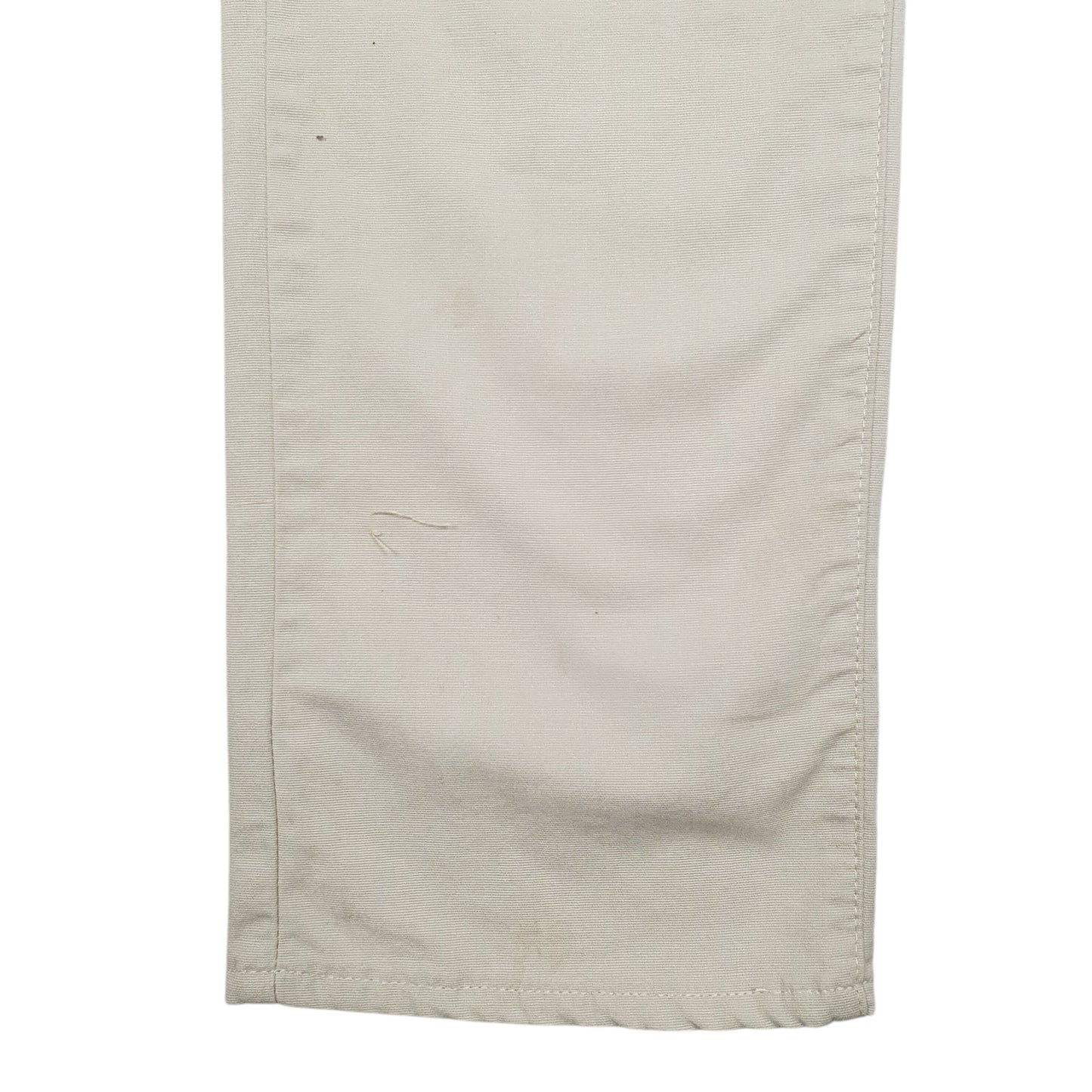 Mens Cream Lee Cooper Stretch Fit Chino Trousers