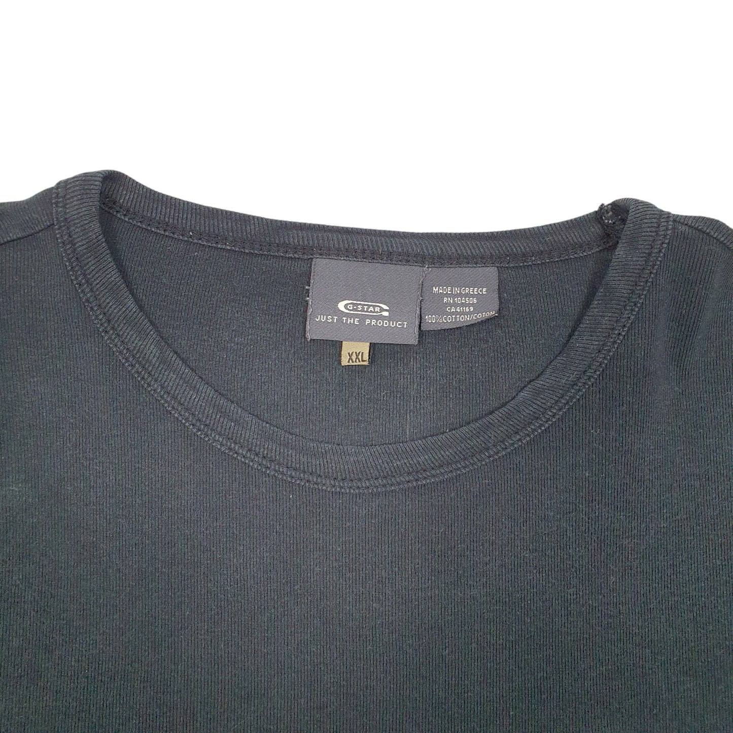 Mens Black G Star Raw  Long Sleeve T Shirt