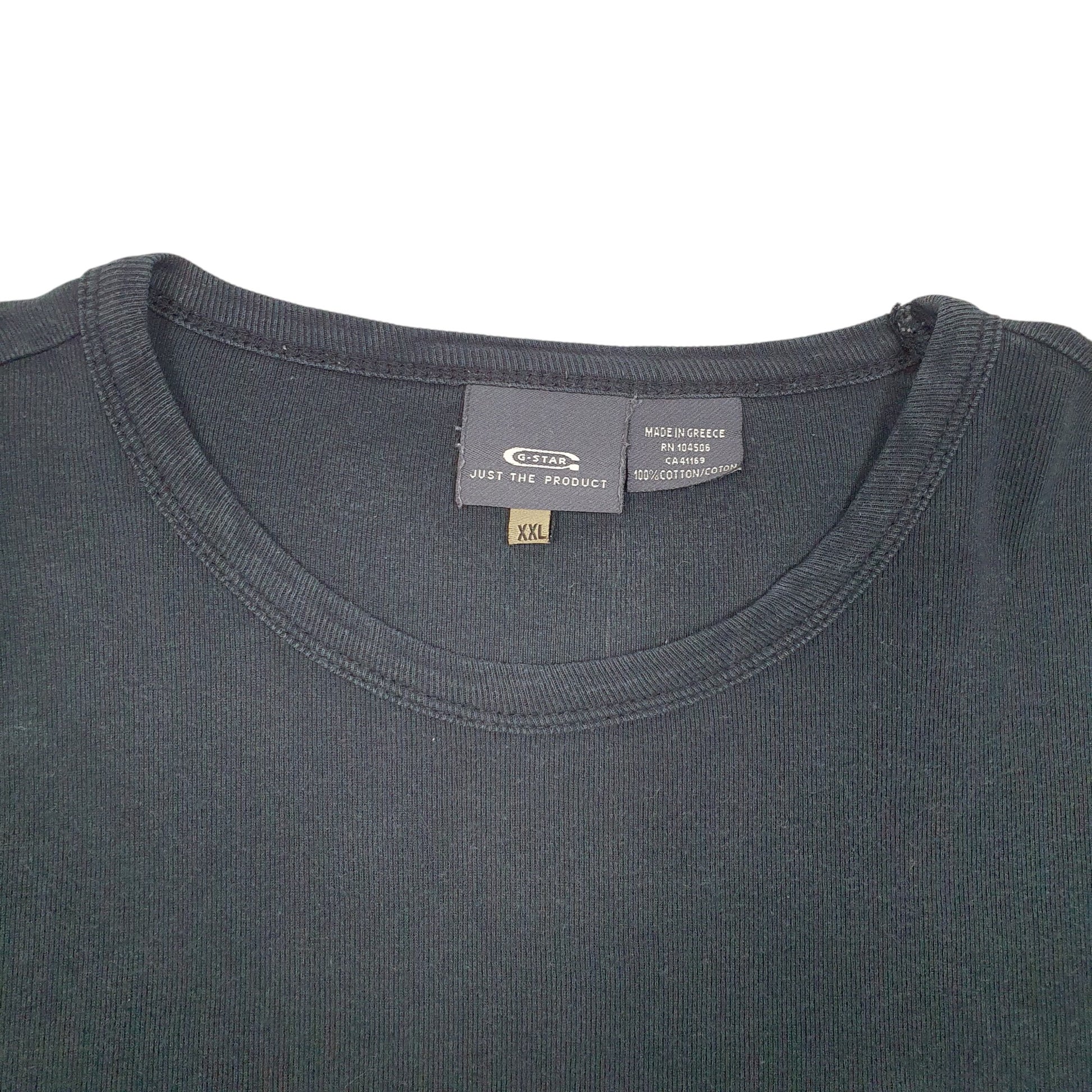 Mens Black G Star Raw  Long Sleeve T Shirt
