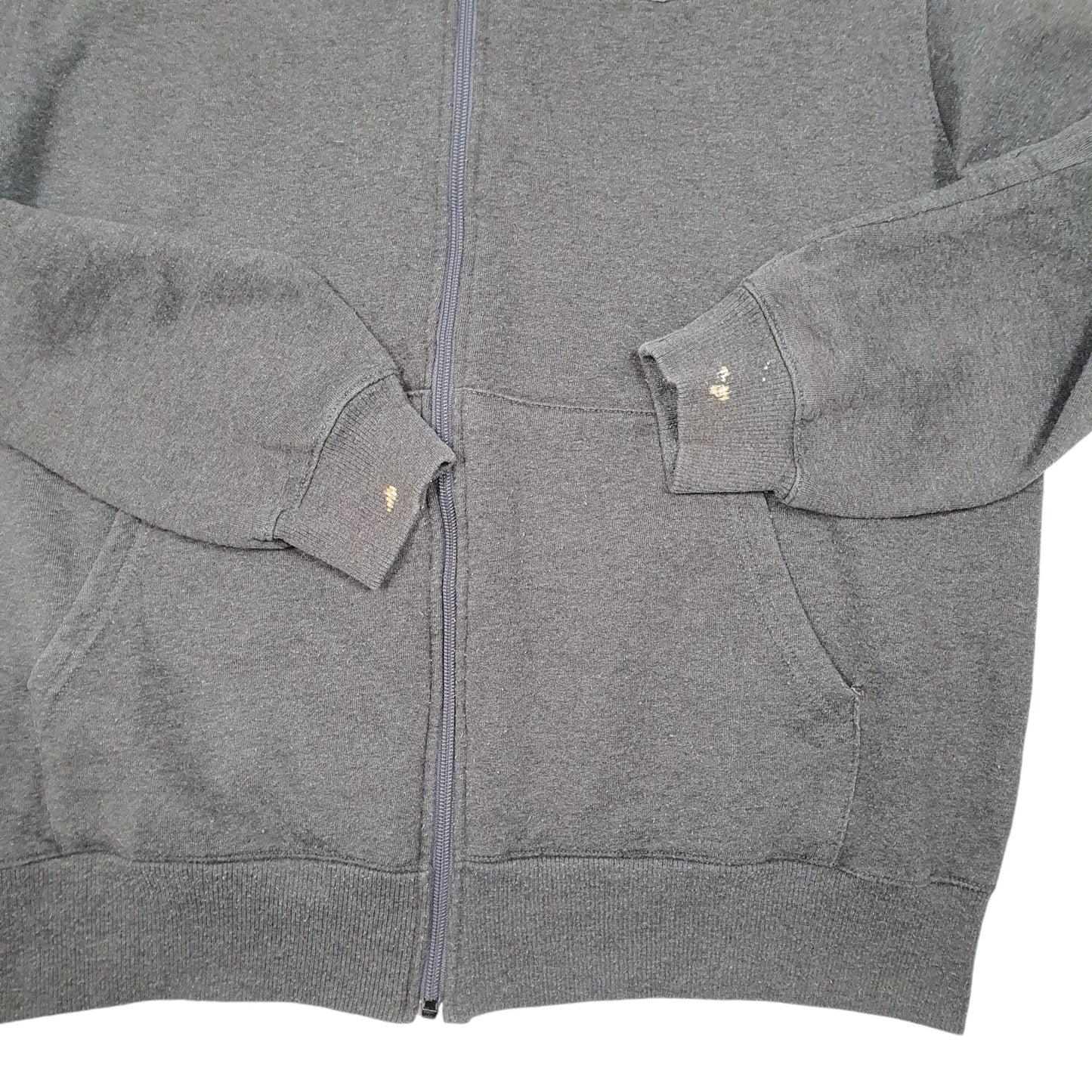 Mens Grey Champion Hoodie Full Zip Jumper