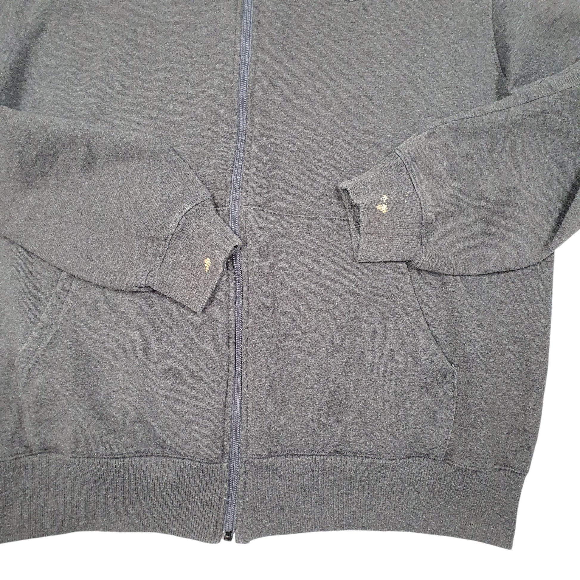 Mens Grey Champion Hoodie Full Zip Jumper